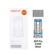 ASPIRE AVP PRO COILS (5 PACK)